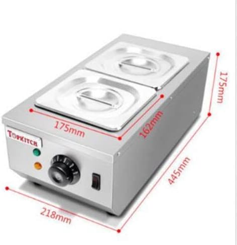 2-Tanks Chocolate Melter Melting Machine Electric Water Heating 220V