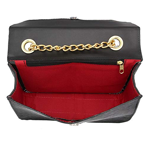 Kit 2 Bolsas Femininas Bau Castelo e Balada + Carteira Preta