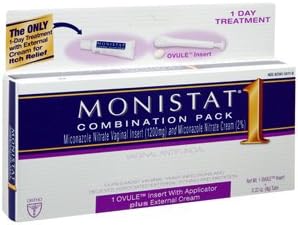 MONISTAT 1 Combo Pack OTC 9GM J&J Consumer Sector