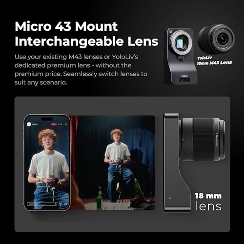 Image of YOLOLIV YoloCam S7, 4K60 Streaming Camera with 18mm F1.4 MFT Lens