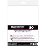 Spectrum Noir Ultra Smooth Premium Cardtock 8.5inX11in 50/Pkg-White