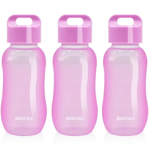 JILIGUALA Lot de 3 tasses en plastique pour café, voyage, bouteille d'eau, bouteille d'eau de sport, tasse pour lait, café, thé, jus de fruits, 350 ml, violet