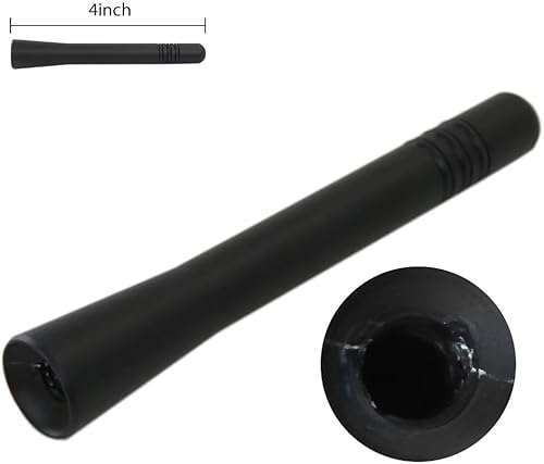 Miniatura 3 de AL3Z-1881-3A - Mástil de antena de aluminio negro corto de 4 pulgadas AMFM de repuesto para Ford F150 Lariat 2013 pickup de cabina extendida de 4