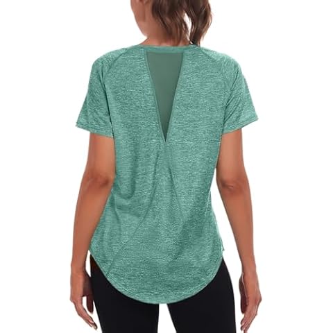 T-shirt de sport Jlowesun pour femmes Cover