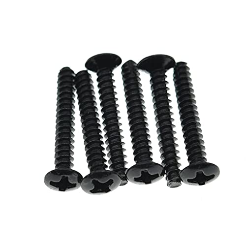 Vis et ressorts M3 pour micro Strat et Telecaster KAISH Noir x50 - 3