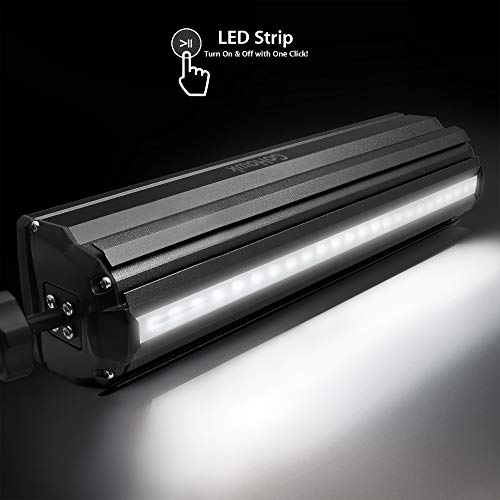 Gohawk GH081-F Re9-X Gen.3 Waterproof Bluetooth Motorcycle Stereo Speakers Led Soundbar 7/8-1.25 Inch Handlebar Mount Mp3 Music Player Audio Amplifier System Atv 4 Wheelers Usb Aux Fm Radio thumb #3