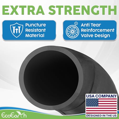 Image of EcoEarth Inner Tube Tire Replacements (2 Pack, 16 inch x 1.5 /1.75 /1.95 /2.125) for Kids Bike & Jogging Stroller, Compatible w /All Brands: BoB Revolution Flex /Pro /SE /SU, Graco, Go Jogging & More