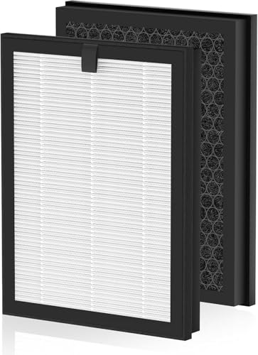 Image of Premium Replacement High Performance Filter Compatible with Honeywell HAC25M1201W, A5 and I8 Air Purifier. Compound Filter with HEPA and Activated Carbon