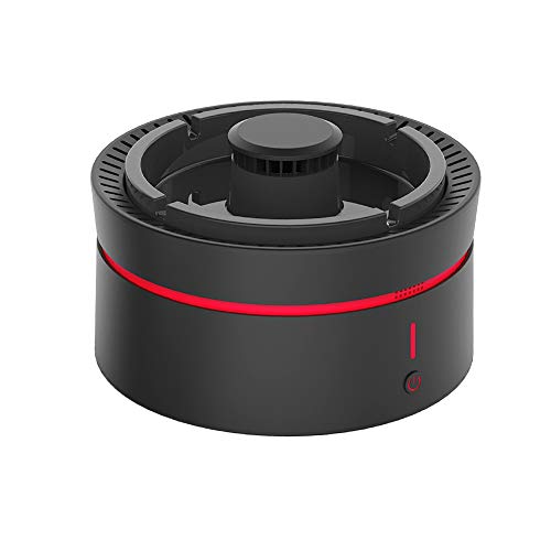 HYRL Rauchloser Aschenbecher Luftreiniger Multifunktionaler Gebrauchter Rauchentferner USB Wiederaufladbar Für Auto/Innen/Außen,A Cover