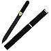 Bona Fide Beauty Czech Glass Nail File - 1-Piece Fine Grit Black Medium Manicure File in Black Hard Case - Gentle Nail Care - File in Any Direction
