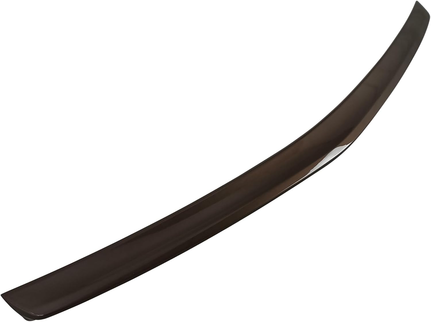 IKON MOTORSPORTS, Trunk Spoiler Compatible with 2010-2016 Mercedes-Benz E-Class W212 Sedan 4-Door, AMG Style Painted #526 8526 Dolomite Brown Metallic ABS Plastic Rear Trunk Lid Spoiler Wing Lip