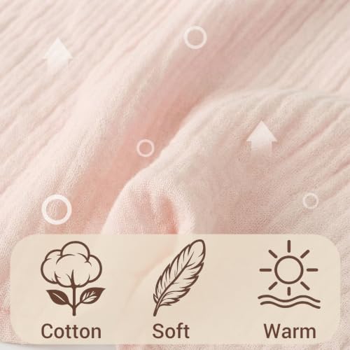 Image of DRESHOW BQUBO Baby Bonnet Lace Cotton Baptism Bonnet for Baby Girls Newborn Soft Warm Cap Hospital Hat Sleepy Hat with Tie