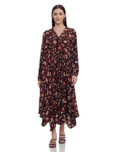 Image of Marks & Spencer Women's Polyester A-Line Knee-Length Casual Dress