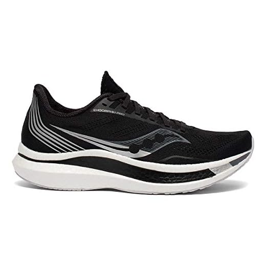 Saucony Endorphin Pro Black/Silver 12 D (M)