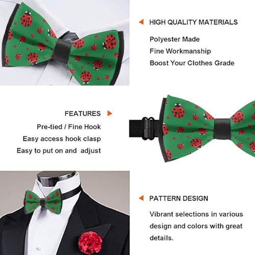 Supdreamc Boys Classic Bow Tie Pre-Tied Adjustable Neck Band for Formal Events Tuxedo3