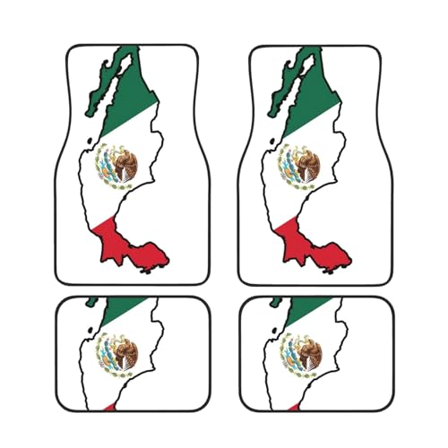 Alfombrillas de coche de México antideslizantes con base de agarre seguro para conducción