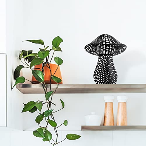 Icarmount Mushroom Statue Decor, Crafted Mushroom Statues For Home Decoration, Living Room Bathroom Bedroom Kitchen Book Shelf Office Decoration Figurines Gift #TOP2