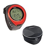 Mares Puck Pro - Ordenador de buceo con caja Mares Shell Box, color rojo