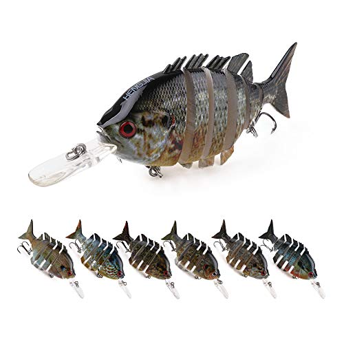 DECDEAL HENG JIA Isca Artificial para Equipamento De Pesca Wobbler Jointed Enguia Isca De Peixes Har