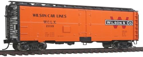 Walthers HO Scale 40' Steel Meat Reefer Freight Car Wilson Car Lines WCLX #2039