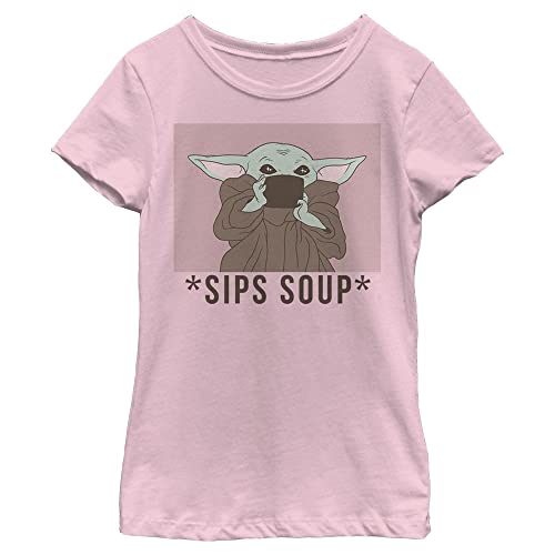 T-shirt Star Wars Mandalorian fille manches courtes coton imprimé