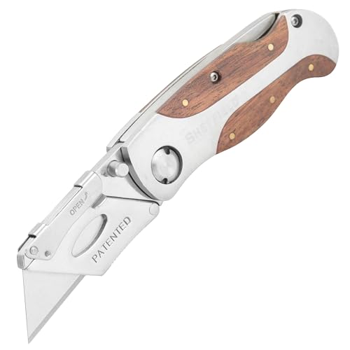 Sheffield 12115 Folding Utility Knife, Stocking Stuffers, Gifts for Men,
