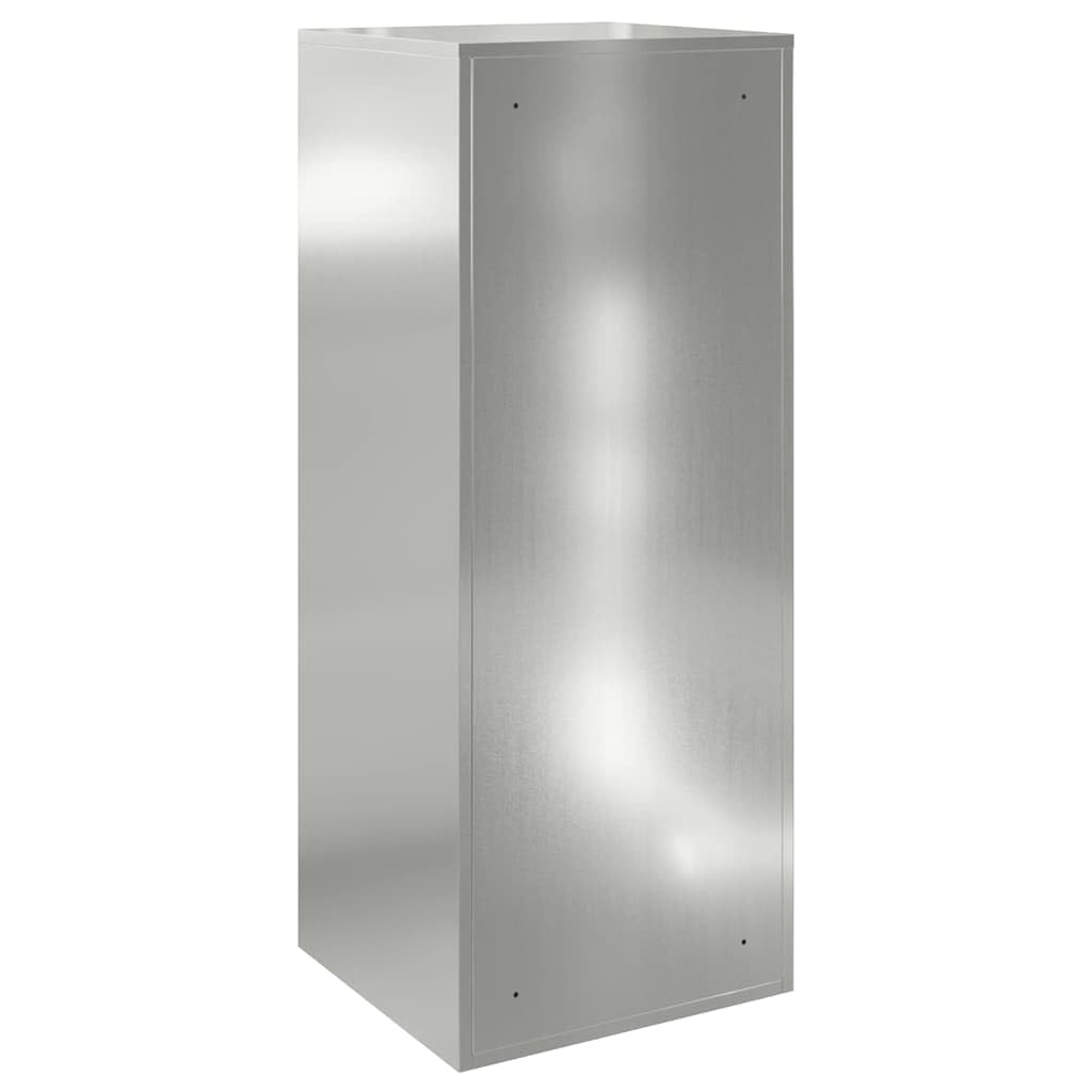 vidaXL Boîte de dépôt de Colis avec Stockage Argenté 47,5 x 38 x 59 cm