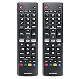 Pack of 2 Universal Replaced Remote Controller fit for LG LED LCD TV 43LJ550M 43LJ5500 43LJ5550 49LJ550M 49LJ5500 49LJ5550 55LJ550M 55LJ5500 55LJ5550 43LJ5500-UA 43LJ550M-UB 43LJ5550-UC 43UJ6200
