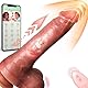 Dildo Vibration Für Frauen Vibrator, Sex Spielzeug Für Die Frau 22CM Anal Dildos Vibrator Mit Stoßfunktion, 900 Stöße/Min Realistische Dildos G-Punkt Vibratoren, Analdildo Sexspielzeug Für Männer