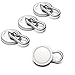 Ant Mag Magnetic Hooks 140LBS Heavy Duty Neodymium Magnet with Swiveling Carabiner Magnet Snap Hook for Indoor/Outdoor Hanging Bag Kitchen Garage Magnet Type Cruise Ship Magnetic Hook (4 Pack)