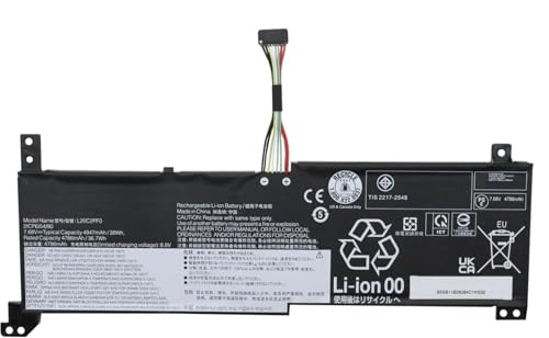 Image of ASKC L20C2PF0 L20M2PF0 Laptop Battery for Lenovo IdeaPad 3-14ADA6 3-14ALC6 3-14ITL6 3-14ABA7 3-15ADA6 3-15ITL6 3-15ALC6 3-17ALC6 3-17ITL6 V14 V15 V17 G2-ALC G3-ABA Series L20L2PF0 38Wh