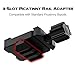 ARCA Rail Bipod Adapter for Harris & Atlas,Picatinny Rail Style Bipod,Caldwell XLA Pivot Bipod,UTG Super Duty Bipod