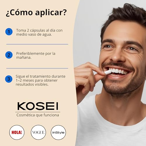 KOSEI TRICOXIL | Cápsulas Anticaida Pelo | Fortalece Piel y Uñas | 2x1-120 Cápsulas - imagen 5