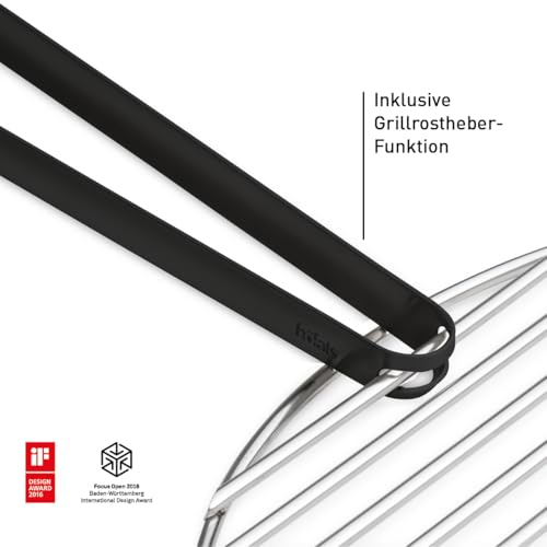 Pince à viande stable höfats noire 40 cm pour barbecue haut de gamme - 5