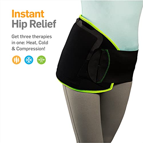 Natracure (Hot Or Cold Hip And Back Pain Relief Wrap - (Small / Medium) - (For Relief From Stiff Hips & Back, Inflammation, And Hip Surgery & Arthritis) #TOP1