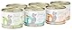 MjAMjAM - Premium Nassfutter für Hunde - Mixpaket I - Huhn & Ente, Rind, Pute, 6er Pack (6 x 200 g), naturbelassen mit extra viel Fleisch