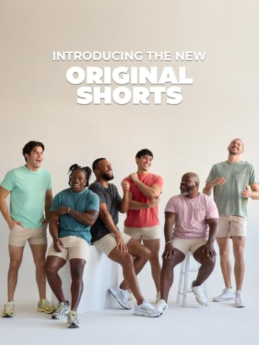 Image of Chubbies Chino Shorts Men 5.5 Inch - Mens Shorts Casual with Elastic Waistband, Side and Back Pockets, Stretch Cotton Blend