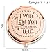Wife Gifts from Husband, I Love You Personalized Compact Mirror, Basket Stuffers, Romantic Wife Present for Easter Mothers Day Birthday, Anniversary