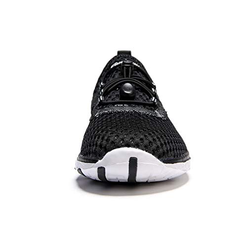 Suokeni Women's Quick Drying Slip On Water Shoes For Beach Or Water Sports Ultralight Walking Shoes Black/White,Size:us 6/Eu 36 #TOP4