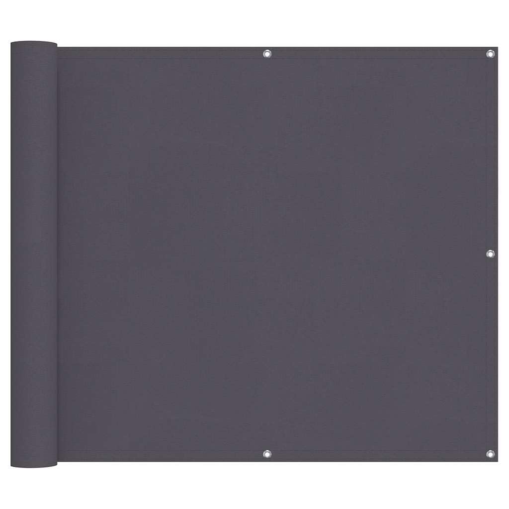 vidaXL Balcony Screen Privacy Fence Wind Sun Protection Panel Screening Protection Waterproof Home Anthracite 90x300 cm Oxford Fabric — image 1
