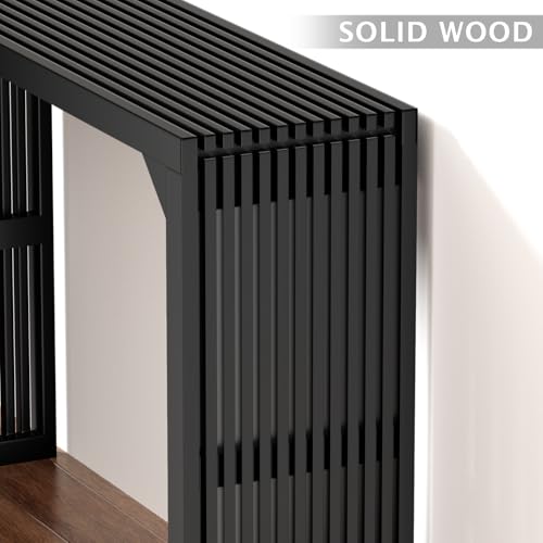 MODCART 46" Solid Wood Console Table, Black Console Tables for Entryway, Narrow Entryway Table Decor, Modern Console Table Behind Couch, Console Tables for Living Room, Foyer by MODCART - Image 4