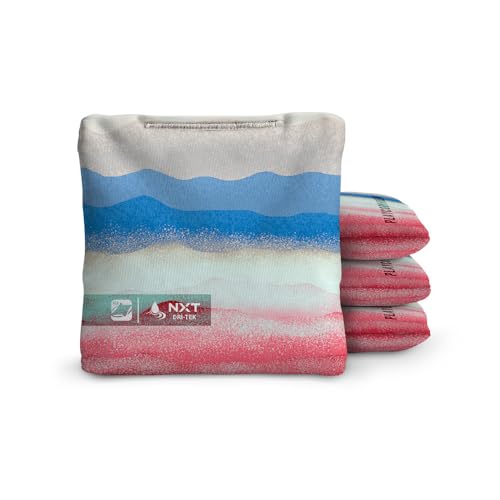 ACA NXT Dri-Tek �R�[���z�[���o�b�O 4���Z�b�g ? 6 x 6 �K�� �h�� �S�V��^�R�[���z�[���r�[���o�b�O �R�[���z�[���g�X�Q�[���p�����[�U ��v�ȃ_�u���X�e�b�`(���b�v�����O�X�g���C�v���b�h�u���[)