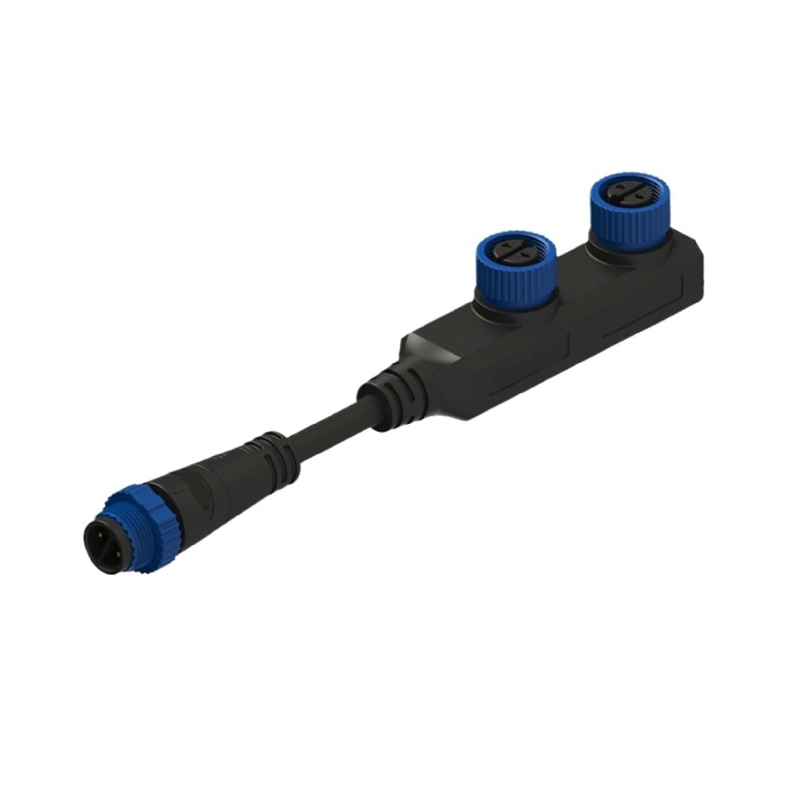 LED Street Light Male and Female Docking CSA1-2 Output M15 Terminal Block one Out of Two Waterproof Connector Waterproof Connector(DH-2PW)
