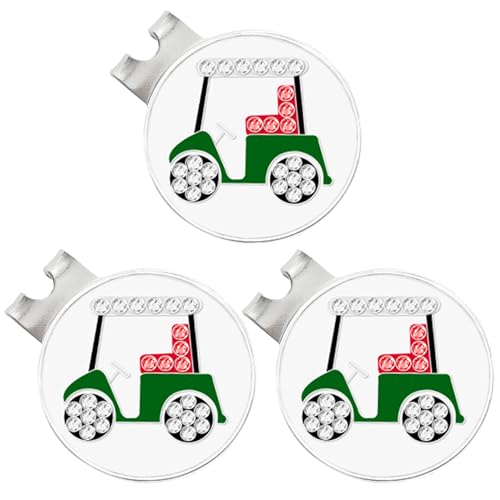 Golf Ball Markers with Hat Clips Value Sets for Men Women Golfer, Removable Attaches Easily to Golf Cap Premium Gifts.Colorful Golf Ball Markers with Silver Color Golf Hat Clips. - Image 3