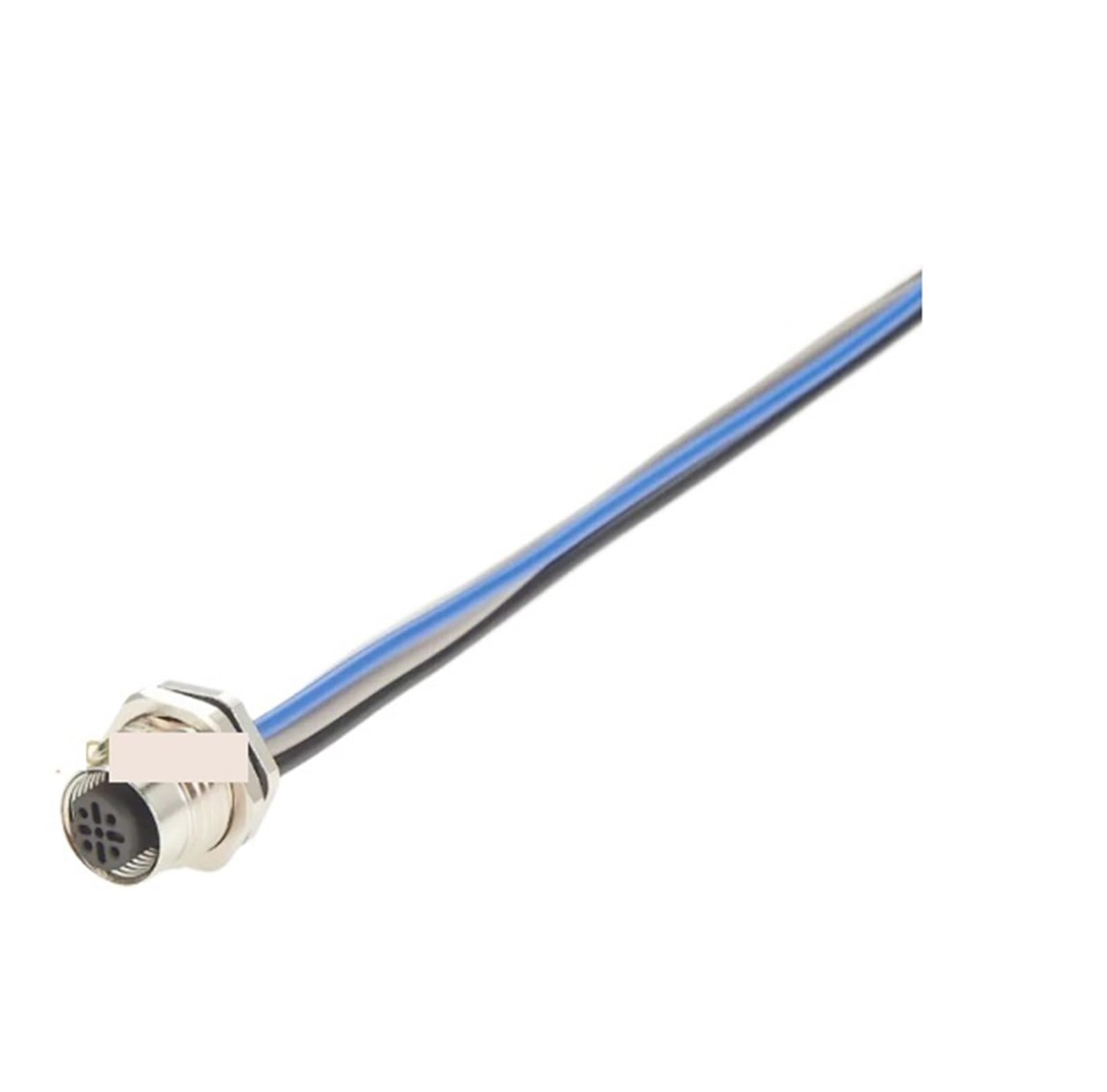Conector M12 hembra de 5 pines codificación B con cable de 0.2m para sensor industrial 2