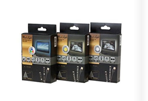2 Bandes LED USB 50CM Multi-couleurs + Télécommande - Éclairage TV, PC - Neuf