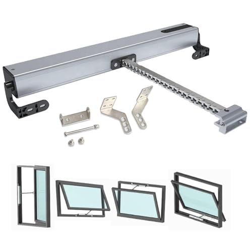 Abreventanas eléctrico automático de 24 V con motor de 600 mm para tragaluces de tejado