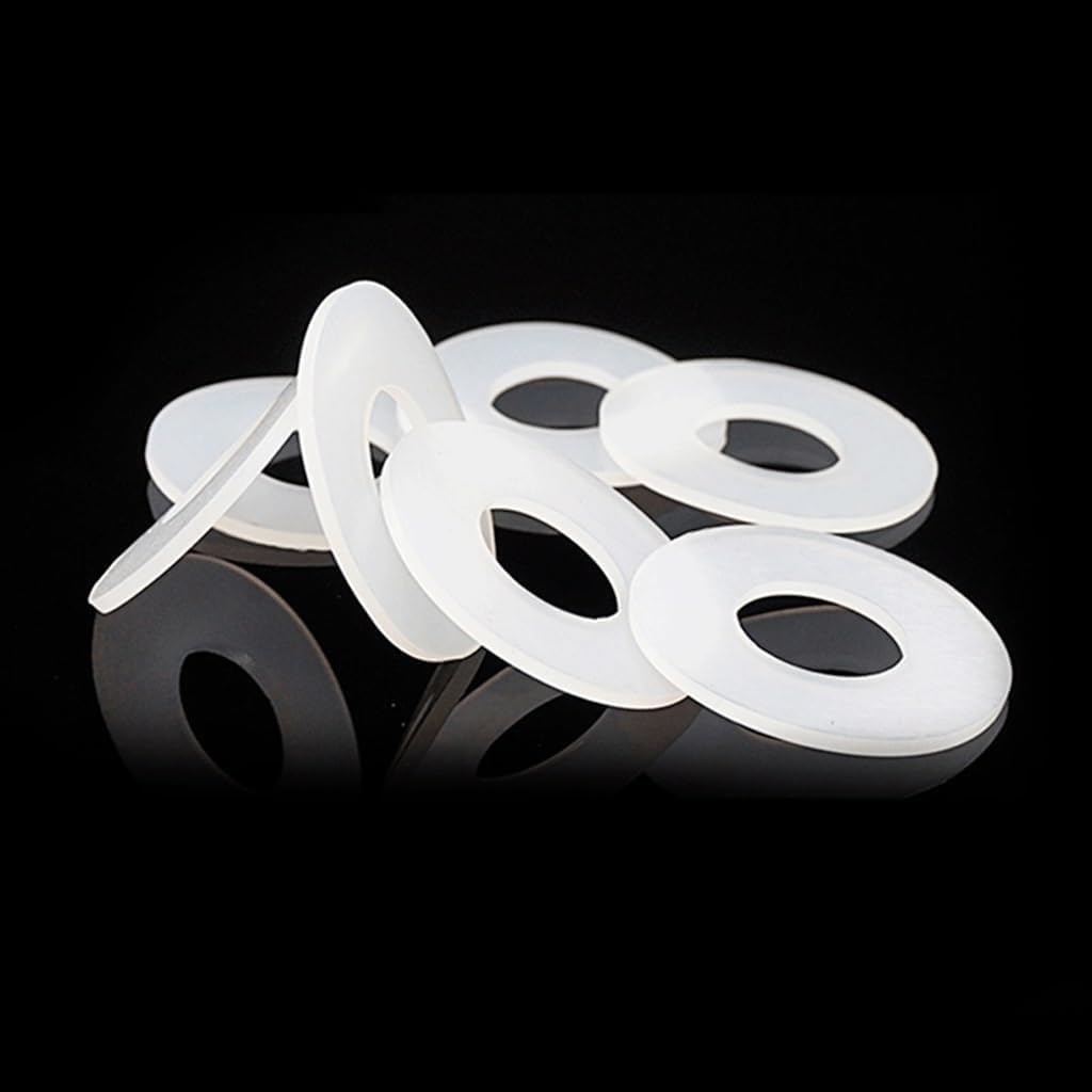 20 piezas juntas planas de goma de silicona de 2mm de espesor arandelas de sellado juntas tóricas(16x8x2mm)
