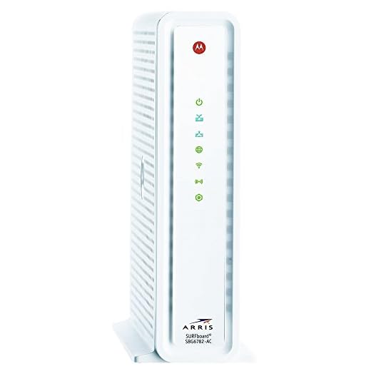 ARRIS SURFboard AC1750 DOCSIS 3.0 Cable Modem Router (SBG6782) Certified with Comcast Xfinity, Time Warner Cable, Charter, Cox, Cablevision, and more (Retail Packaging White)