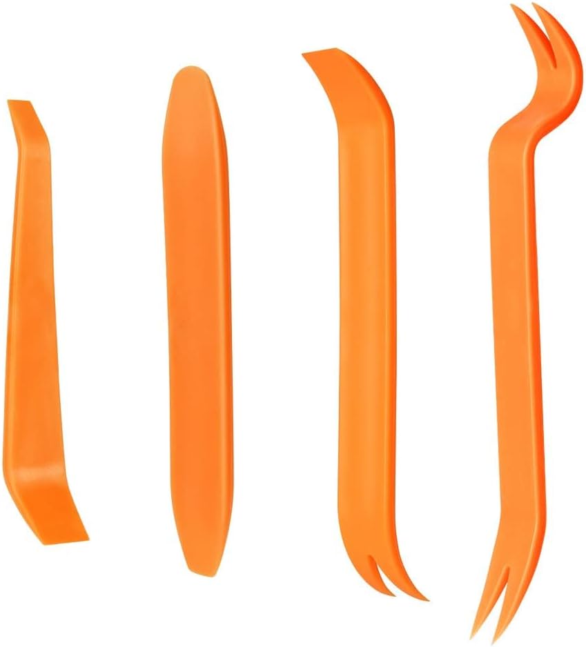 4pcs Interior Trim Removal Tool Set, Car Interior Disassembly Tool Kit, Tool Kit for Car Radio, Door, and Dashboard Installation, Plastic Pry Tools, for Car Panels, Dashboard Trim, and Repair